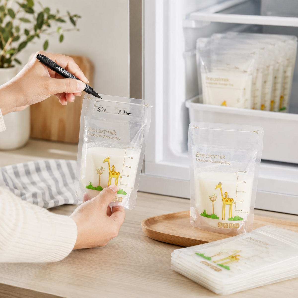 50-Pack Breastmilk Storage Bags