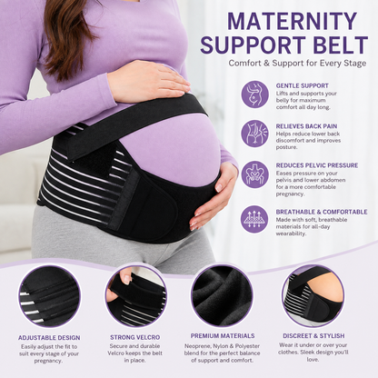 BumpRelief Maternity Support Belt – Belly & Back Support for Pregnancy