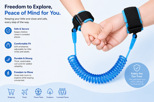Toddler Wrist Leash | Anti-Loss Safety Strap for Kids