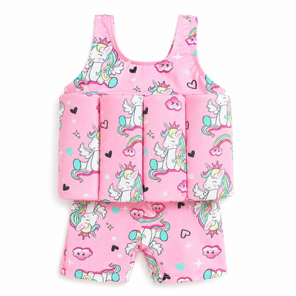 Young Kids One Piece Floating Swim Vest Training Aid