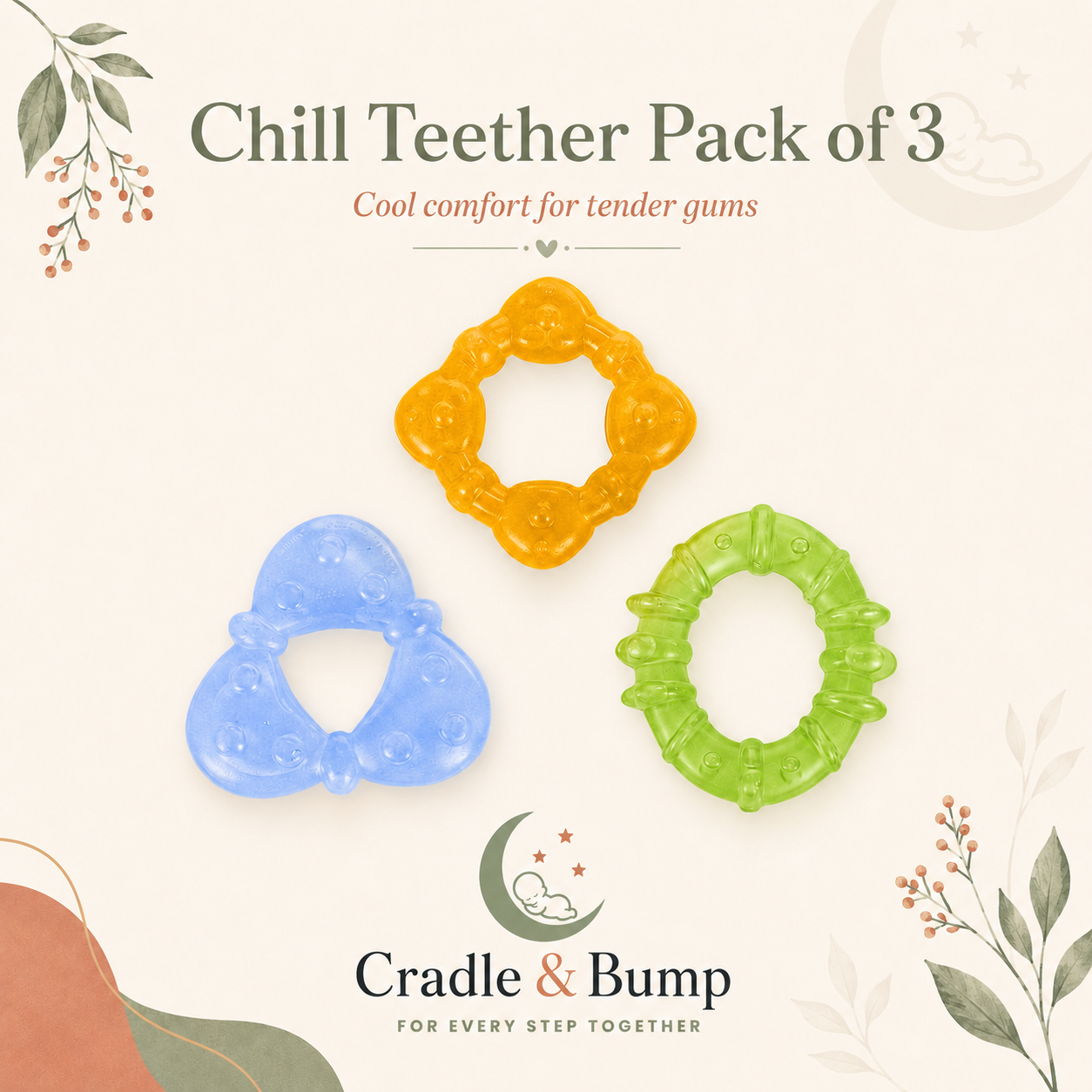 Cradle&Bump Teething Relief Collection