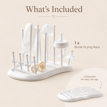Fold & Flow 8-Bottle Baby Drying Rack