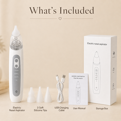 Snot Buster Anti-Backflow Rechargeable Baby Nasal Aspirator