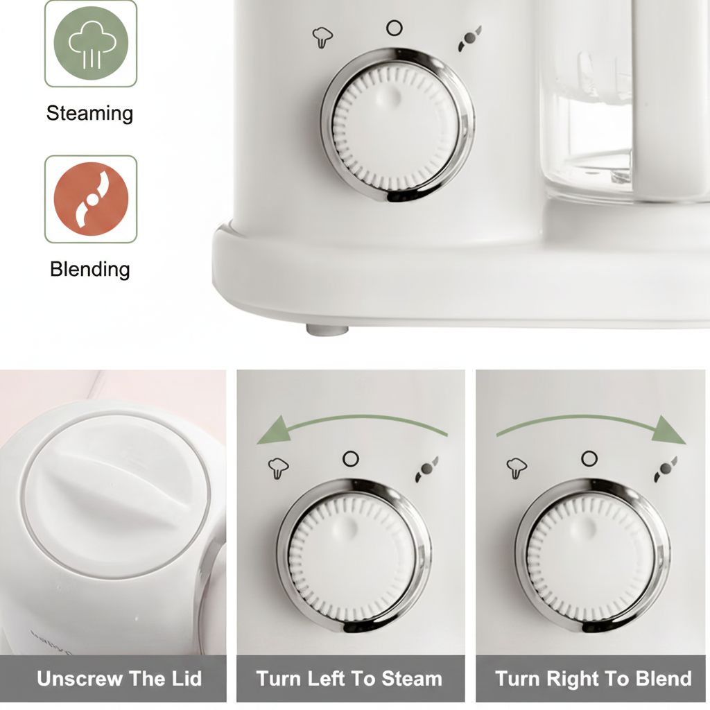 Baby Food Maker Instructions — Cradle & Bump