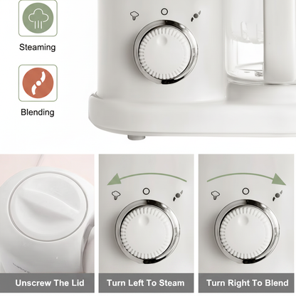 Baby Food Maker Instructions — Cradle & Bump